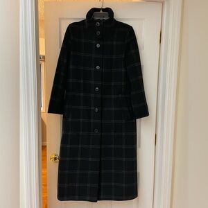Lauren Ralph Lauren Women's Single-Breasted Stand-Collar Maxi Coat Womens size 6